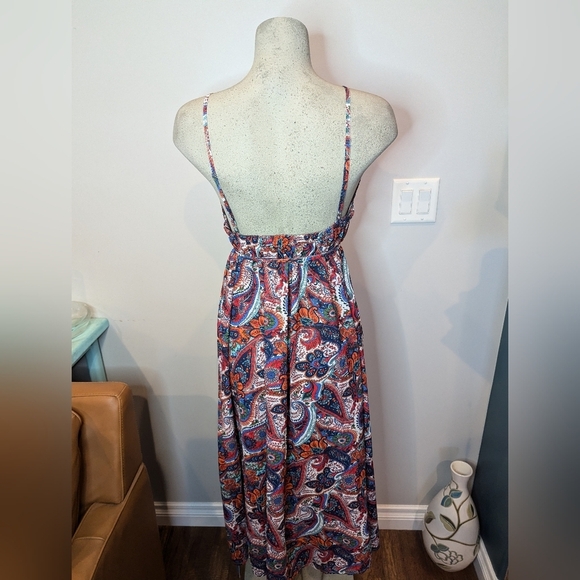 CUPSHE Women's Plunging Backless Beach Dress, Cami Straps, Empire Waist  Size M - Picture 6 of 12